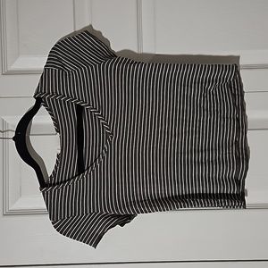 5 For $15!! Olivia Rae XS Crop Top Green / White Stripe